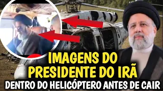 VÍDEO DO PRESIDENTE DO IRÃ HORAS ANTES DA QUEDA DO HELICÓPTERO.