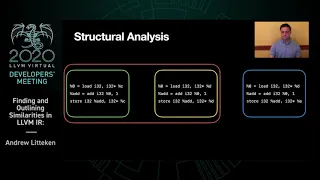 2020 LLVM Developers’ Meeting: “Finding and Outlining Similarities in LLVM IR”