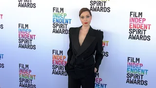 Aubrey Plaza 2023 Film Independent Spirit Awards Blue Carpet