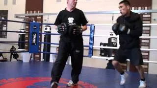Денис Шафиков в Академии бокса в Лужниках