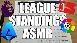 European Football League Standings (ASMR Whispering)