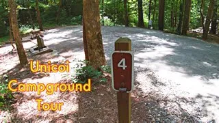 Tour of Unicoi Campground and Buddy Site #4