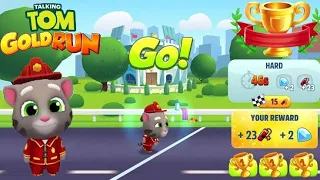 Talking Tom Gold Run New Racing Contest 🏁 Try To Beat Me Full Screen Gameplay