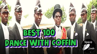 BEST 100 DANCE WITH COFFIN | BEST COMPILATION MEME | SPACECOUB | NIGGER DANCE