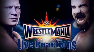 Brock Lesnar vs Goldberg (WrestleMania 33) Live Reactions