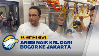 Usai Kampanye di Bogor, Anies Naik KRL ke Jakarta