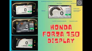 Honda Forza 750 Display 2024