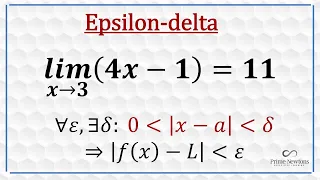 Epsilon - Delta Proof (precise definition of the limit)