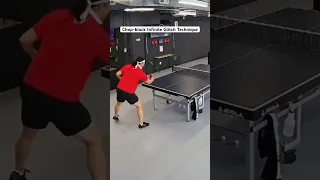 The best table tennis chop block caught on camera.