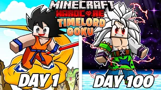 I Played Minecraft Dragon Block C As TIMELORD-GOKU For 100 DAYS… This Is What Happened