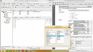 omron plc programming tutorial, set reset, function block