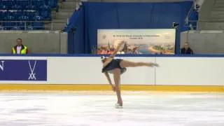 ISU 2014 Jr Grand Prix Dresden Ladies Free Skate Lara ROTH AUT