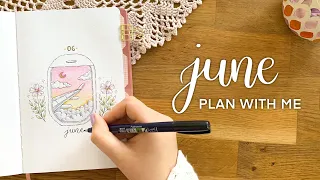 Plan With Me | 2023 June Bullet Journal Setup ✈️ | Travel Bujo Theme