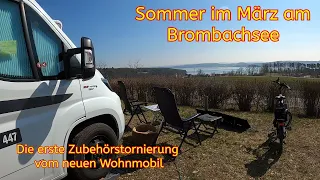 Sommer🌞 im März, mit dem🚙 Wohnmobil🚙 am Brombachsee  #Vlog9/22