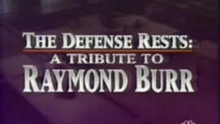 The Defense Rests: A Tribute to Raymond Burr | NBC Special (October 22, 1993)