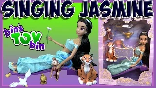Disney Store Singing Princess Jasmine Doll from Aladdin Movie | Review by Bins Toy Bin!!