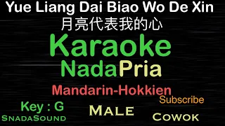 YE LIANG DAI BIAO WO DE XIN-月亮代表我的心-Mandarin/Hokkien-Teresa teng|KARAOKE Pria-Male-Cowok@ucokku