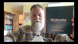 Tinnisoothe - an ambient tinnitus relief device worn around the neck.