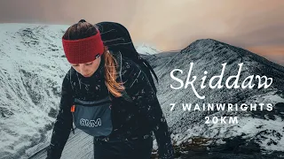 20km Snowy Winter Hike to Summit Skiddaw // 7 Wainwright Walk, Lake District