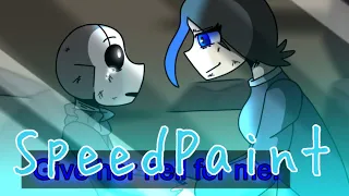 “Give her hell for me.” SpeedPaint // Glitchtale