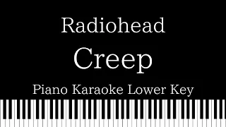 【Piano Karaoke Instrumental】Creep / Radiohead【Lower Key】