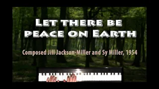 Let There Be Peace On Earth -  Piano Instrumental with Lyrics by JD Sebastian