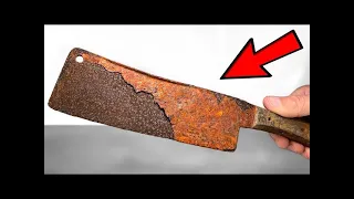 4x Rust is peeling this Cleaver  Restoration  with Carbon Fiber Handle With Song jado tenu meri yaad