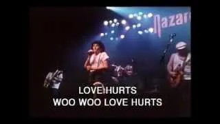 Nazareth - Love hurts ( karaoke ) original fotage