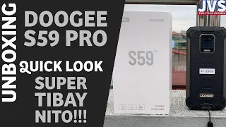 Doogee S59 Pro Unboxing and First Impressions - Filipino | Rugged Smartphone | 10,050 mAh |