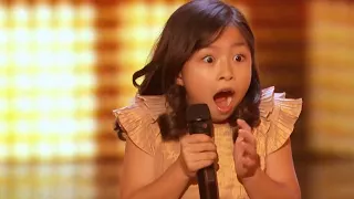 'America's Got Talent': 9-Year-Old Singer Scores the Golden Buzzer After Powerful Performance