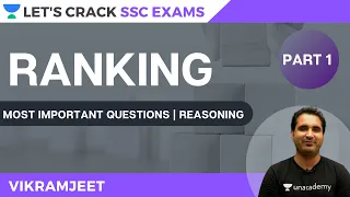 Ranking [Important Questions] | Reasoning | SSC Exams 2020/2021/2022