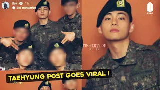 BTS's V Seen Hanging Out with Military Buddies.. Instagram Post Goes Viral!