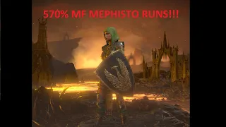 DIABLO II Resurrected: 50 Mephisto Runs HUGE 570%MF!!