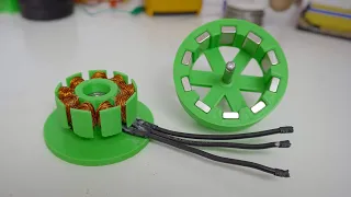 3D Printed Brushless Motor