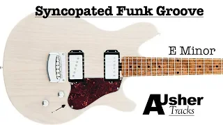 Syncopated Funk Grooves in E minor | Guitar Backing Track