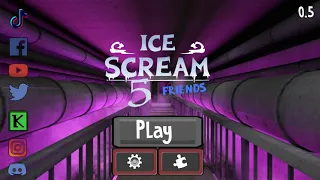 ICE SCREAM 5 OFFICIAL REAL MAIN MENU + FULL OPENING SCENE & GAMEPLAY!!! - INSIDE PINK ROOM MAIN MENU