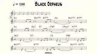 Black Orpheus Backing Track For Drum (BPM 100)