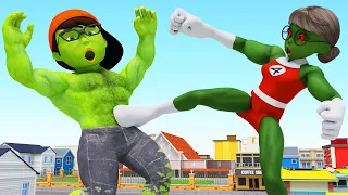 Scary Teacher TV – NickHulk and TaniHulk vs Ice Scream – Dr Zomboss Troll Tani infection Animation