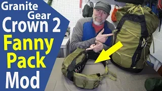 Granite Gear Crown 2 (Fanny Pack Backpacking Mod)