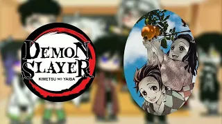 hashira react to tanjiro and nezuko + ??? | gacha | demon slayer | tik tok