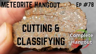 Meteorite Cutting Advice & Main Mass Show-Off ☄️ Complete Hangout 11-17-2021