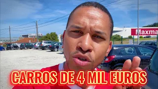 PREÇOS DE CARROS BARATOS EM PORTUGAL 🇵🇹 PREÇOS DE 1000 A 4000 EUROS