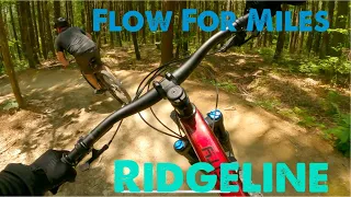 Riding the flowiest mountain bike trail on the East Coast-Ridgeline in Brevard, North Carolina