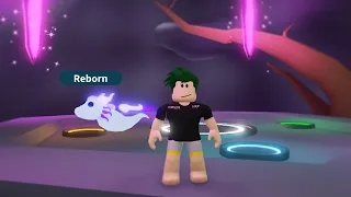 Flex Off Battle! Noob with a NEON GHOST DRAGON (ROBLOX ADOPT ME HALLOWEEN UPDATE)