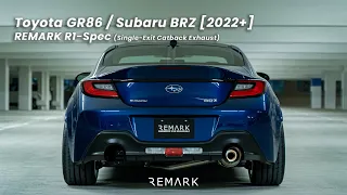 REMARK GR86 / BRZ (2022+) R1-Spec Catback Exhaust System (Single-Exit)