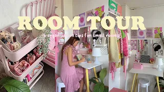 SMALL ROOM TOUR *pastel & pinterest inspired* 🎀 ikea shopping, organizing, + more