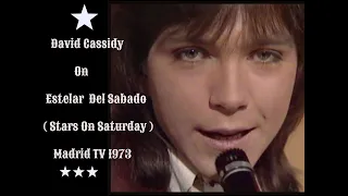 🔴 David Cassidy..  ''Could It Be Forever & Rock Me Baby''..  Madrid  1973 !!