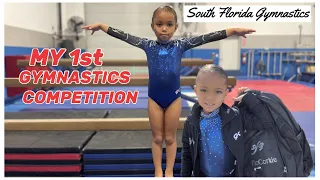 MY FIRST GYMNASTICS MEET! *ONLY 5 YEARS OLD* (SOUTH FLORIDA GYMNASTICS)