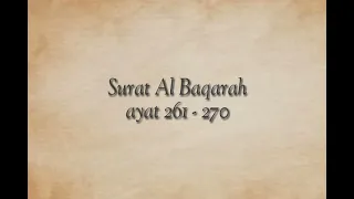 Surat Al Baqarah ayat 261 - 270