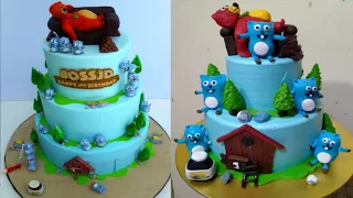 Grizzy And The Lemmings Cake | Grizzy And The Lemmings Cake Design By Seller FactG